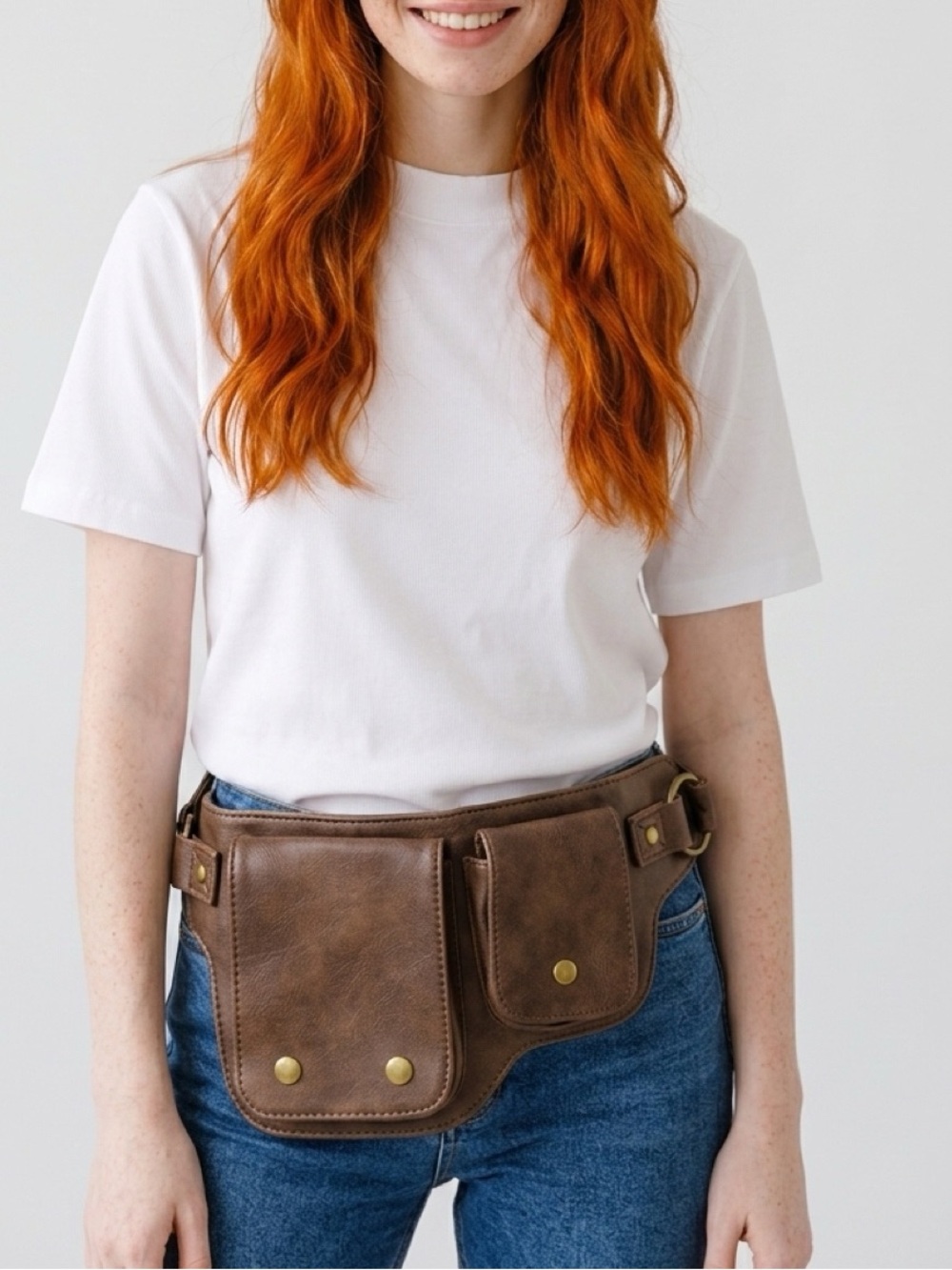 Utility Holster Belt Bag | Western Stampede Rodeo Festival Y2K Faux leather Boho